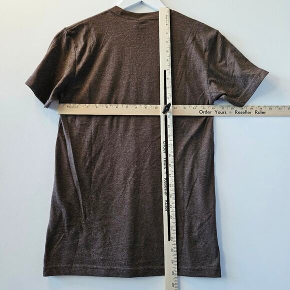 Wild Tribute Men's Great Smoky Mountains Brown Short Sleeve Shirt XS - Picture 6 of 8